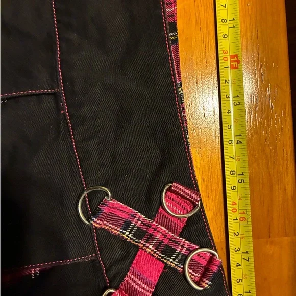 Tripp NYC Black and Pink Checkered Skirt - Picture 2 of 14